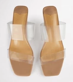 Sabelle Clear Vynalite/Skin Capretto Heels -Tony Bianco Sales Sabelle Clear Vinylite Skin heels 1288 2