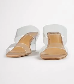 Sabelle Clear Vynalite/Skin Capretto Heels -Tony Bianco Sales Sabelle Clear Vinylite Skin heels 1288 3