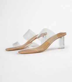 Sabelle Clear Vynalite/Skin Capretto Heels -Tony Bianco Sales Sabelle Clear Vinylite Skin heels 1288 5