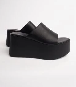 Tegan Black Sheep Nappa Wedges 16 Tegan Black Sheep Nappa Wedges -Tony Bianco Sales Tegan Black Sheep Nappa wedges 1288 2