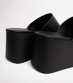 Tegan Black Sheep Nappa Wedges 19 Tegan Black Sheep Nappa Wedges -Tony Bianco Sales Tegan Black Sheep Nappa wedges 1288 5