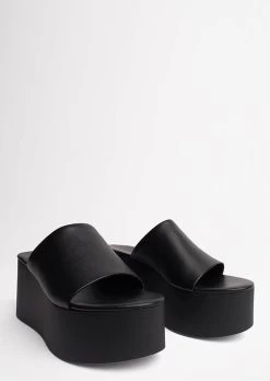 Tegan Black Sheep Nappa Wedges 13 Tegan Black Sheep Nappa Wedges -Tony Bianco Sales Tegan Black Sheep Nappa wedges 720 2