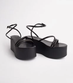 Tory Black Sheep Nappa Wedges -Tony Bianco Sales Tory Black Sheep Nappa wedges 1288 4