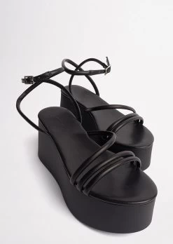 Tory Black Sheep Nappa Wedges -Tony Bianco Sales Tory Black Sheep Nappa wedges 720 2