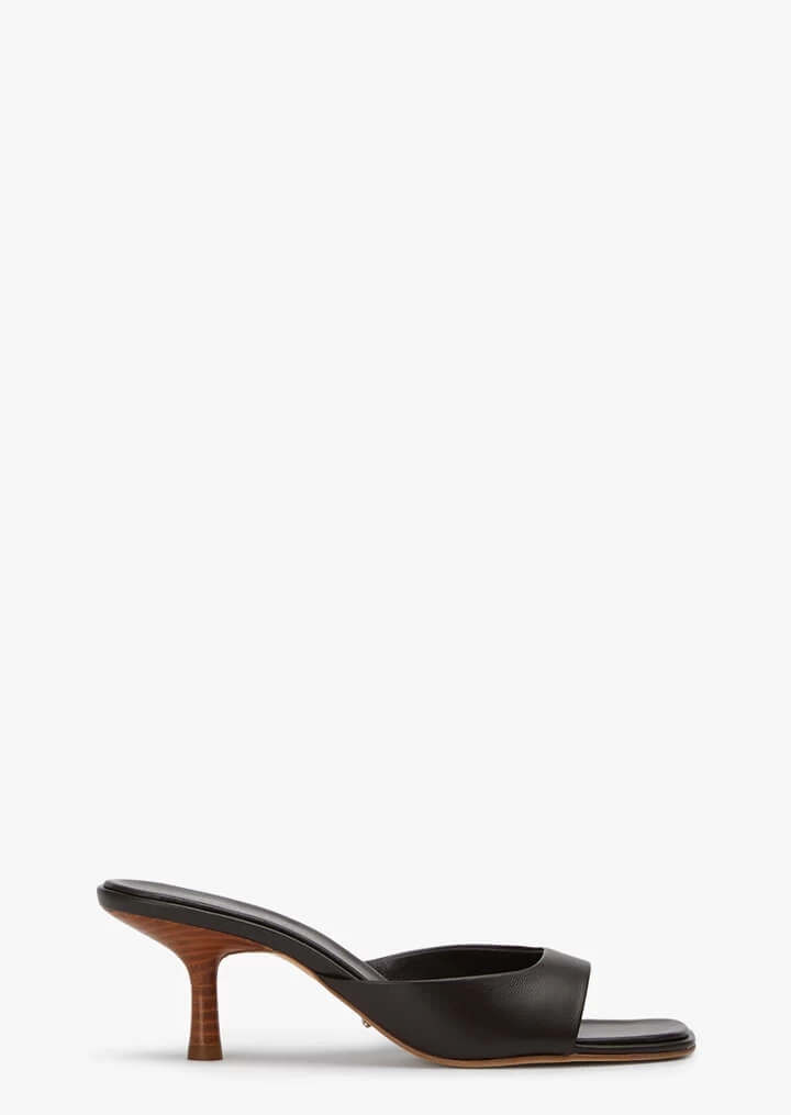 Aja Chocolate Nappa Heels 3 Aja Chocolate Nappa Heels