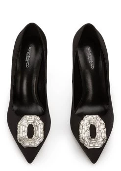 Alison Black Satin Heels -Tony Bianco Sales alison black satin heels 720 2