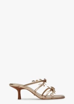 Allure Amber Nappa Metallic Heels