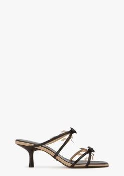 Allure Chocolate Nappa Heels