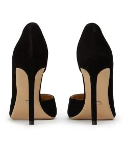 Alyx Black Suede Heels -Tony Bianco Sales alyx black suede heels 1288 4
