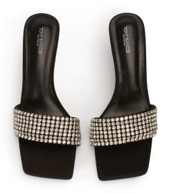 Amos Crystal/Black Suede Heels -Tony Bianco Sales amos crystal black suede heels 1288 2