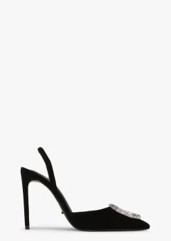 Arma Black Suede Heels