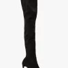 Avah Black Stretch Suede Long Boots 1 Avah Black Stretch Suede Long Boots -Tony Bianco Sales avah black stretch suede long boots 720 1