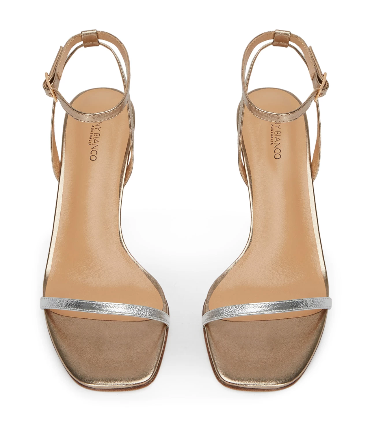 Avenue Amber Nappa Metallic/Silver Heels 6 Avenue Amber Nappa Metallic/Silver Heels - Image 4