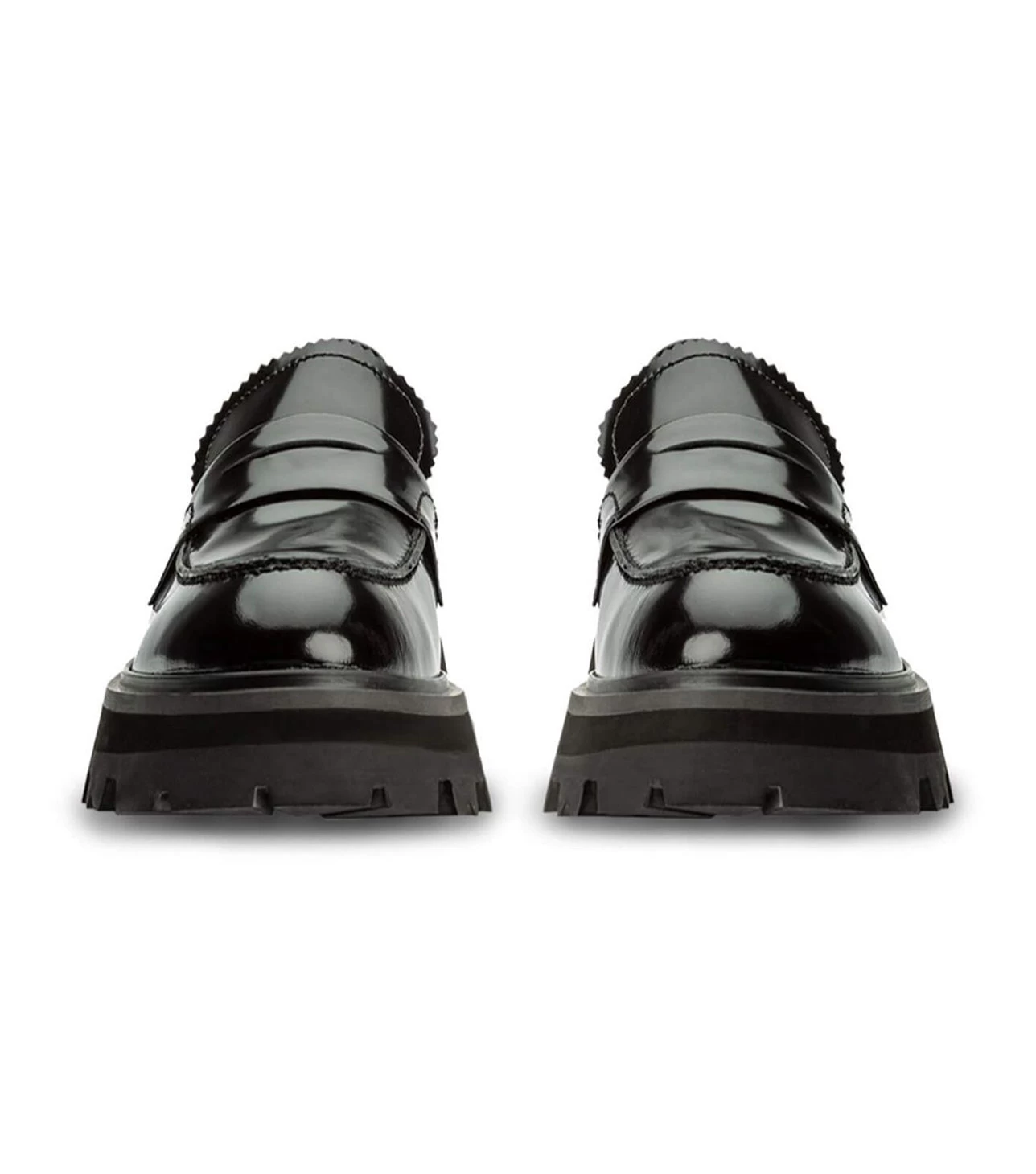 Axell Black Hi Shine Casual Shoes 9 Axell Black Hi Shine Casual Shoes - Image 7