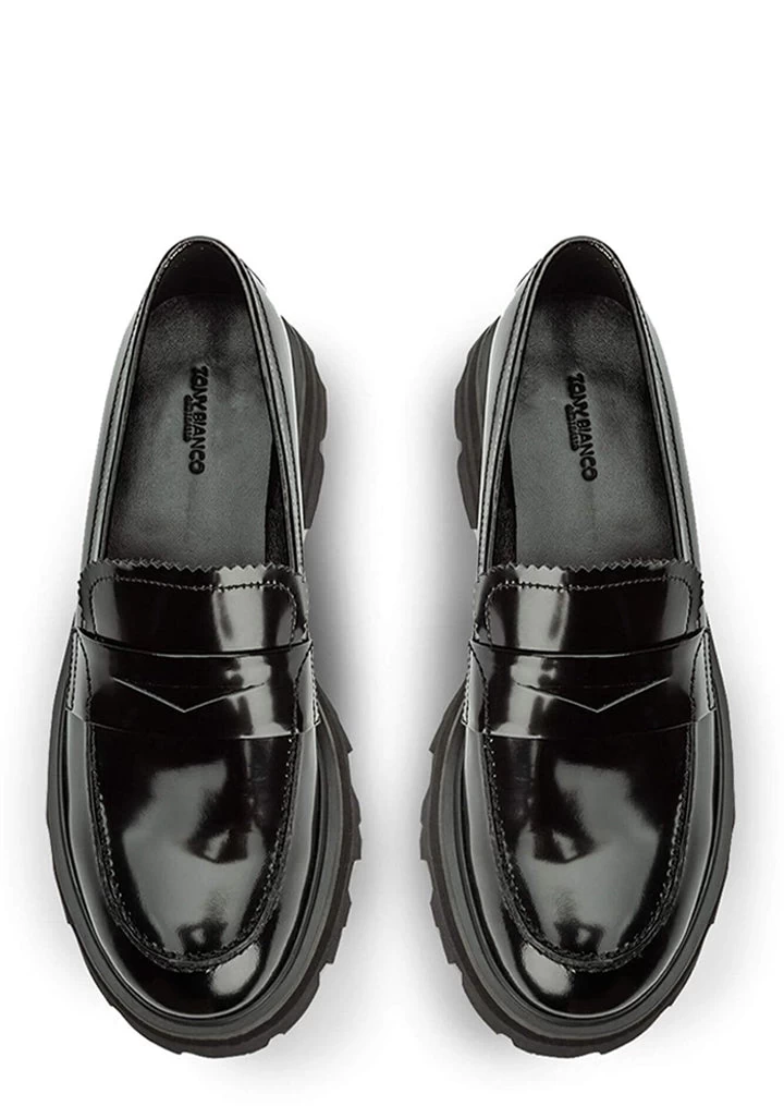 Axell Black Hi Shine Casual Shoes 5 Axell Black Hi Shine Casual Shoes - Image 3