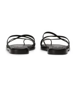 Benson Black Flats -Tony Bianco Sales benson black sandals 1288 4