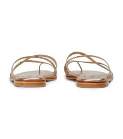 Benson Gold Flats 13 Benson Gold Flats -Tony Bianco Sales benson gold sandals 1288 4