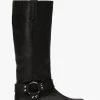 Biker Black Wax Calf Boots 1 Biker Black Wax Calf Boots -Tony Bianco Sales biker black wax calf boots 720 1
