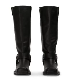 Biker Black Wax Calf Boots -Tony Bianco Sales biker black wax como calf boots 1288 3