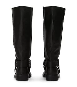 Biker Black Wax Calf Boots -Tony Bianco Sales biker black wax como calf boots 1288 4