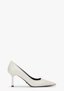 Billy White Hi Shine Heels