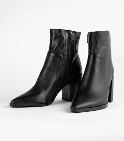 Brazen Black Luxe Ankle Boots -Tony Bianco Sales brazen black luxe ankle boots 1288 4