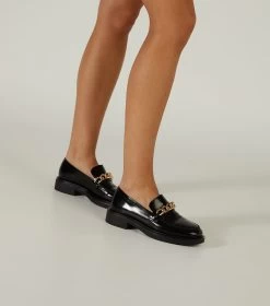 Candice Black Hi Shine Flats -Tony Bianco Sales candice black hi shine casual shoes styled 1288 2