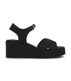 Carmen Black Grosgrain Wedges -Tony Bianco Sales carmen black grosgrain sandals 1288 1