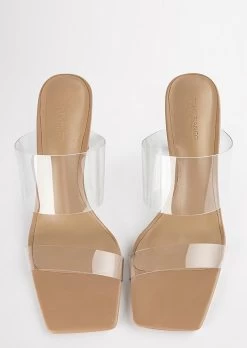 Chicago Clear Vinylite/Skin Nappa Heels -Tony Bianco Sales chicago clear vinylite skin heels 720 2