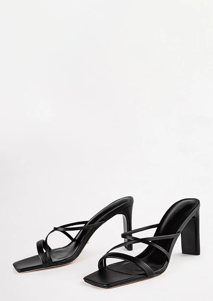 Classic Black Nappa Heels 4 Classic Black Nappa Heels - Image 2