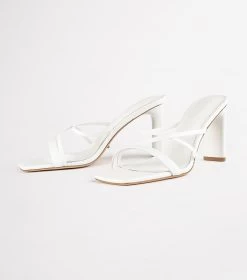 Classic White Nappa Heels -Tony Bianco Sales classic white nappa heels 1288 3