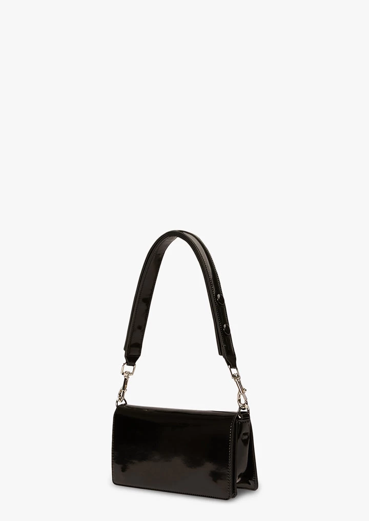 Clove Black Hi Shine Shoulder Bag 3 Clove Black Hi Shine Shoulder Bag - Image 2