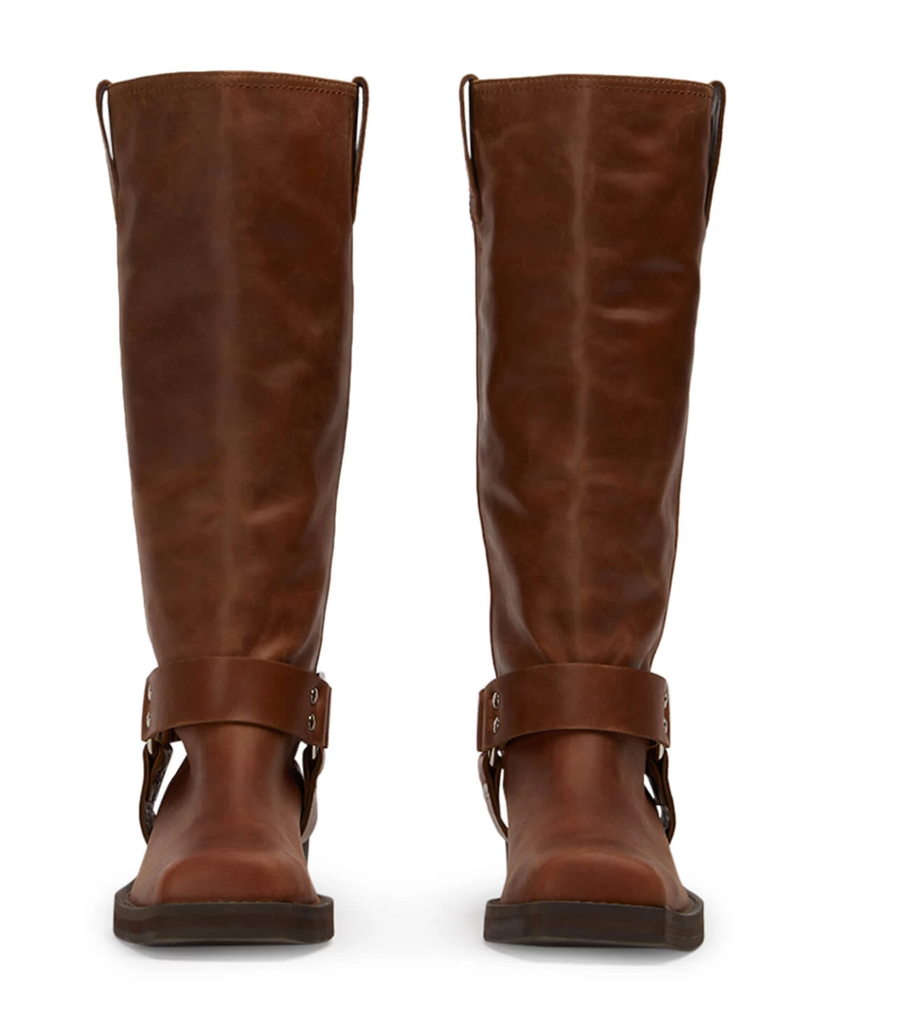Biker Cognac Calf Boots 9 Biker Cognac Calf Boots - Image 7