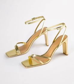 Corso Gold Nappa Metallic Heels -Tony Bianco Sales corso gold nappa metallic 1288 3