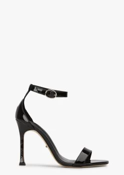 Dallas Black Patent Heels