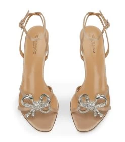 Dancer Nude Satin Heels 11 Dancer Nude Satin Heels -Tony Bianco Sales dancer nude satin heels 1288 2