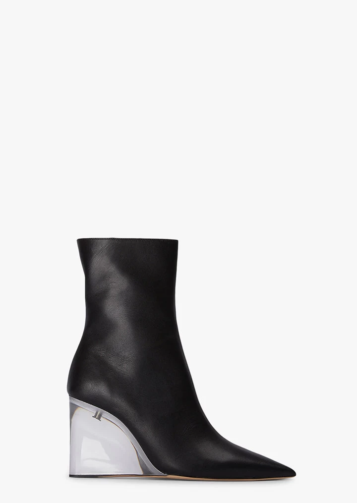 Dasha Black Como/Clear Ankle Boots 3 Dasha Black Como/Clear Ankle Boots