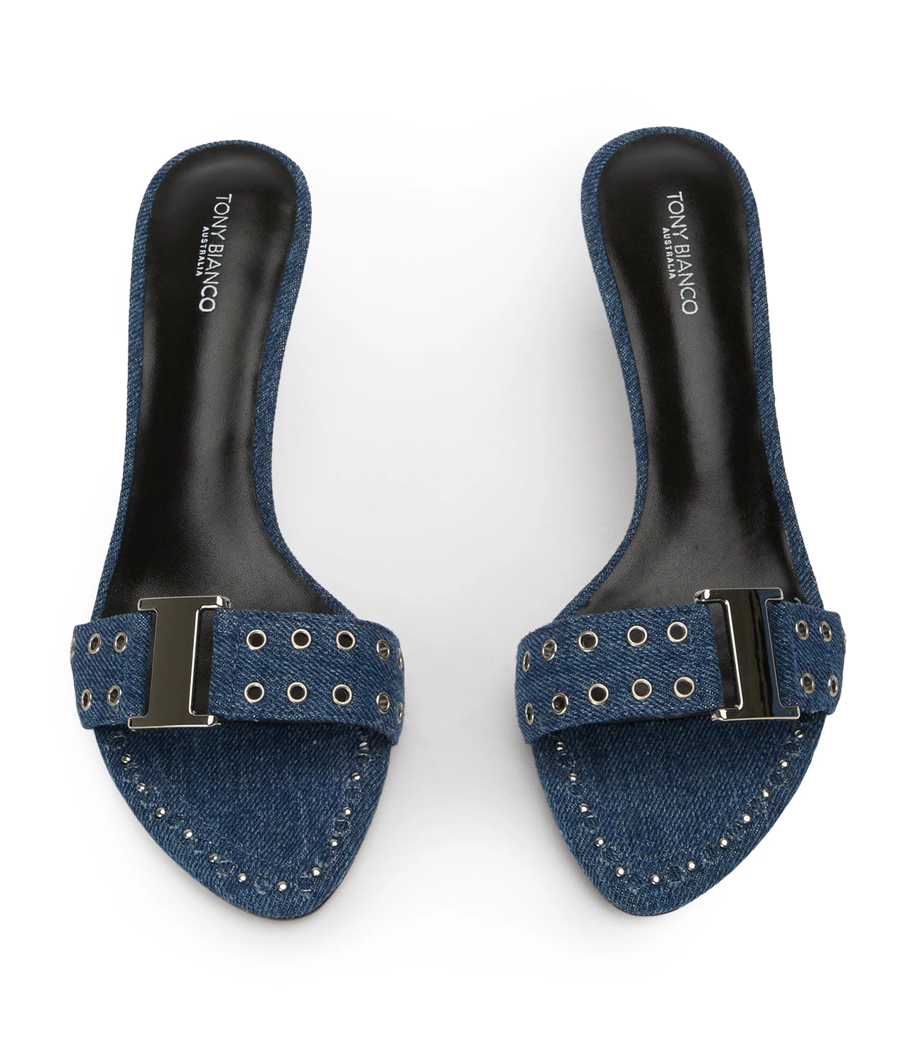 Destiny Vintage Denim Heels 6 Destiny Vintage Denim Heels - Image 4