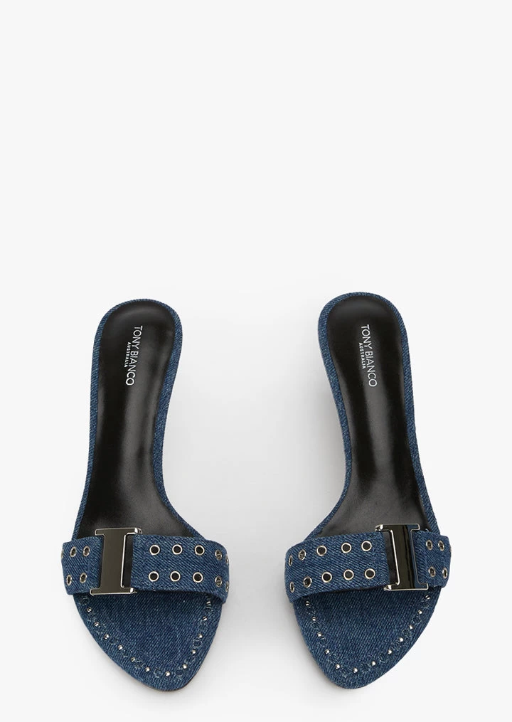 Destiny Vintage Denim Heels 4 Destiny Vintage Denim Heels - Image 2