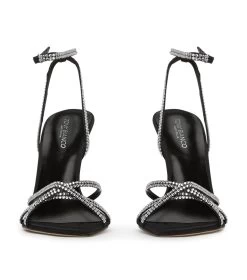 Dijon Black Satin Heels -Tony Bianco Sales dijon black satin heels 1288 3