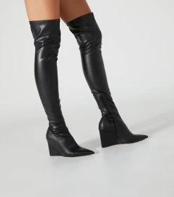 Doja Black Venezia Long Boots -Tony Bianco Sales doja black venezia long boots 1288 2