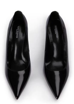 Dolly Black Hi Shine/Clear Heels -Tony Bianco Sales dolly black hi shine clear heels 720 2