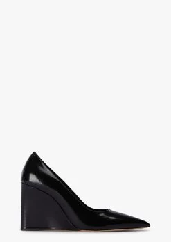 Dolly Black Hi Shine Heels