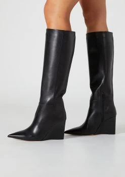 Drake Black Como Calf Boots -Tony Bianco Sales drake black como calf boots styled 720 2