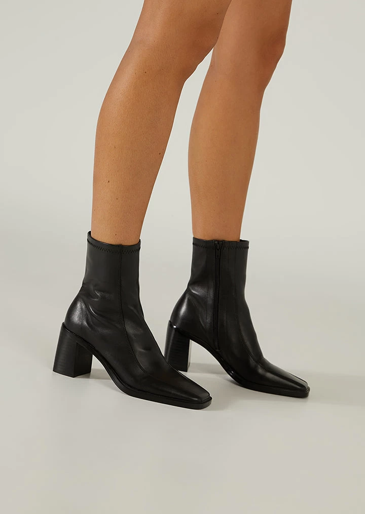 Dusty Black Como Ankle Boots 4 Dusty Black Como Ankle Boots - Image 2