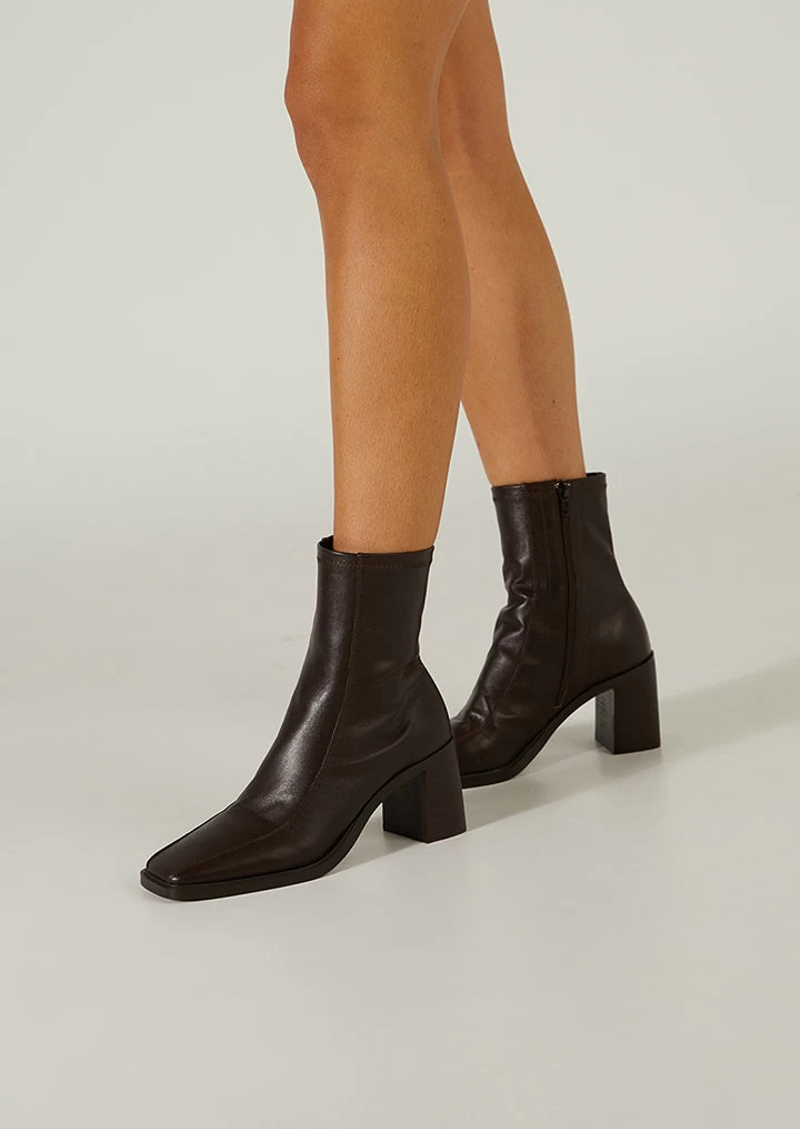 Dusty Choc Como Ankle Boots 4 Dusty Choc Como Ankle Boots - Image 2