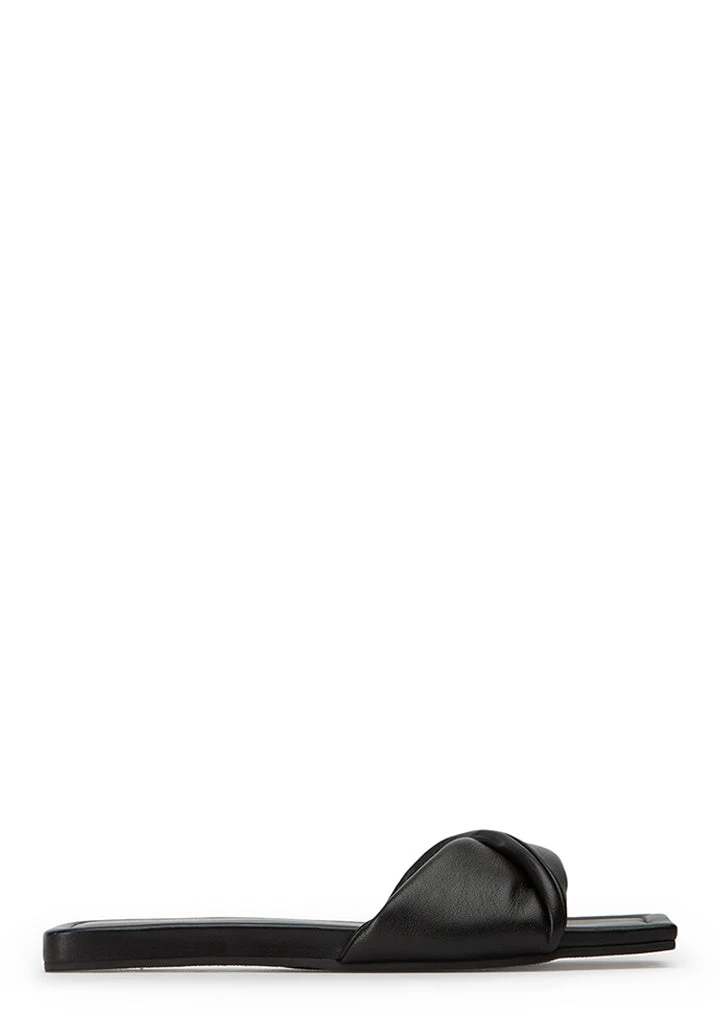 Echo Black Nappa Flats 3 Echo Black Nappa Flats