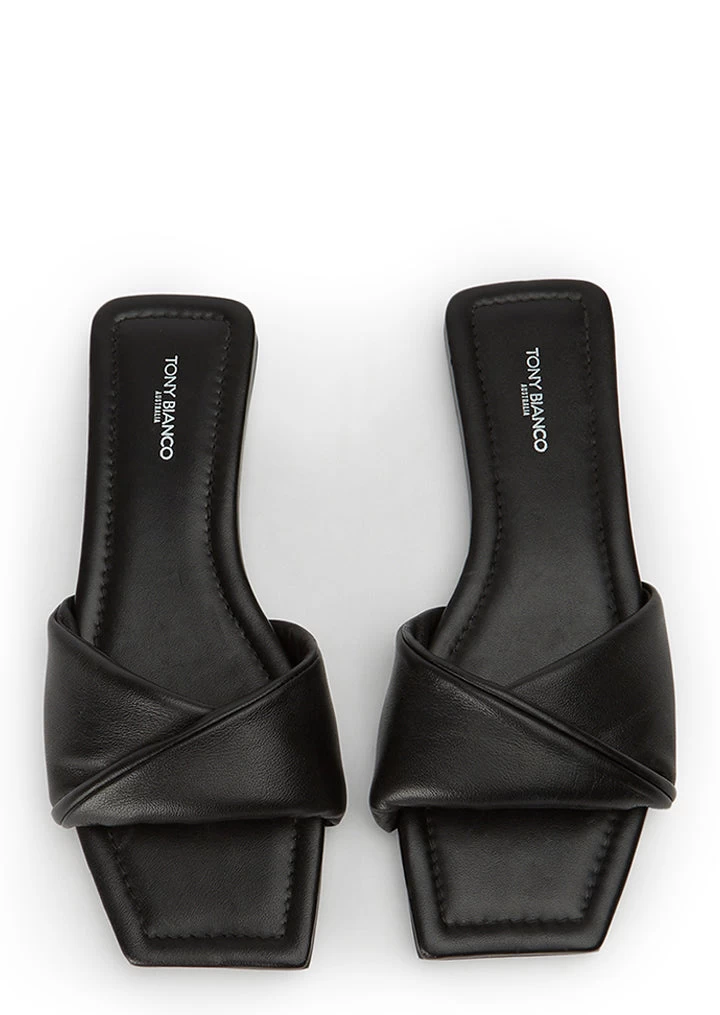 Echo Black Nappa Flats 4 Echo Black Nappa Flats - Image 2