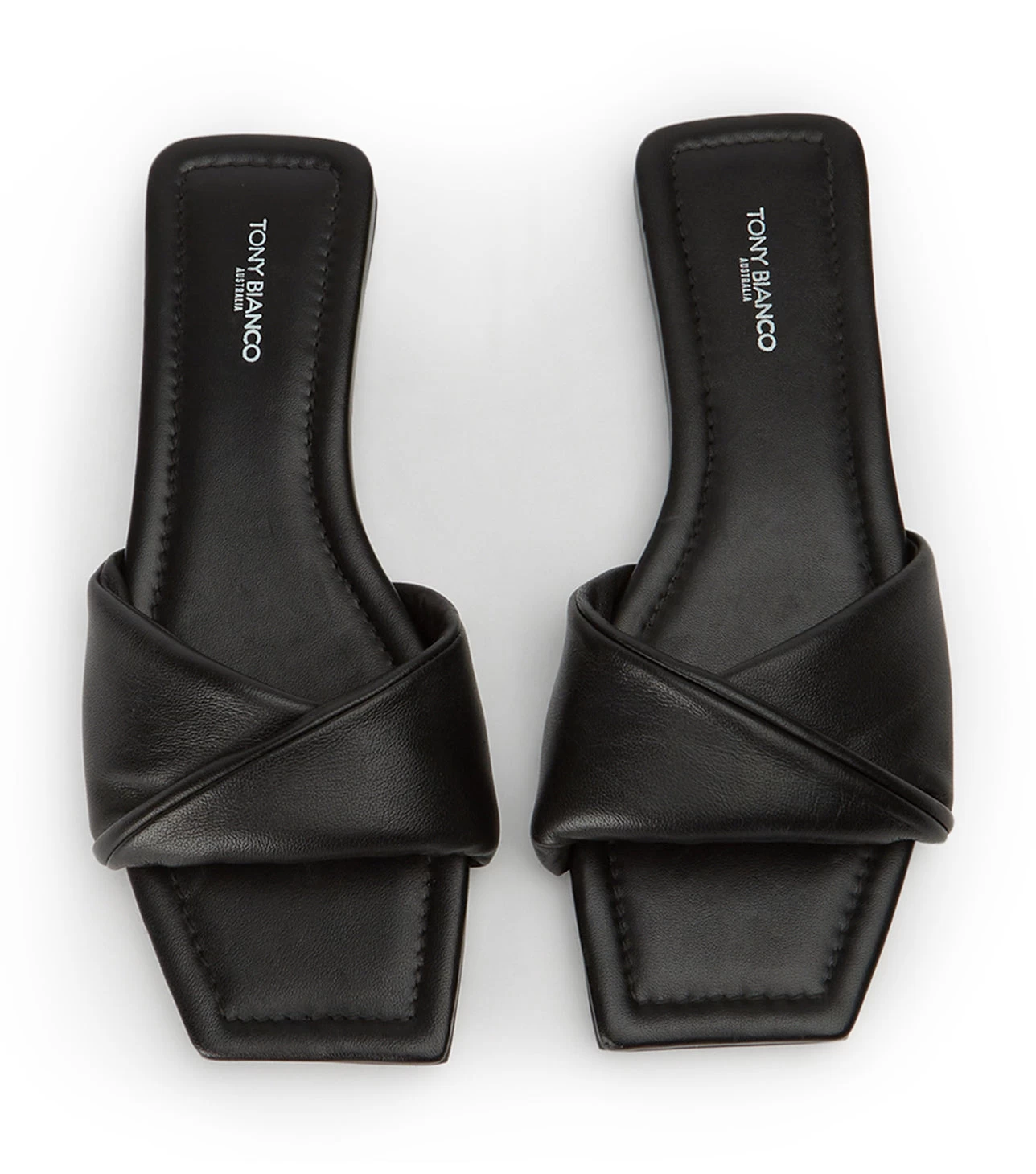 Echo Black Nappa Flats 6 Echo Black Nappa Flats - Image 4