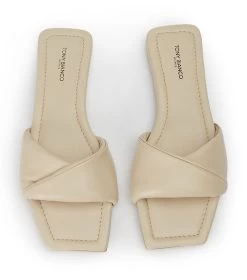 Echo Vanilla Nappa Flats -Tony Bianco Sales echo vanilla nappa flat sandals 1288 2